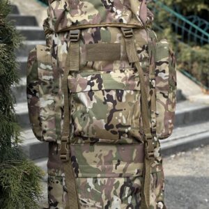 Тактичний військовий рюкзак - баул на 80-85л з алюмінієвим каркасом Мультикам