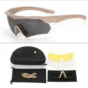 Тактичні військові захисні окуляри Tactical Series Койот