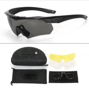 Тактичні військові захисні окуляри Tactical Series Чорні